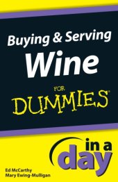 book Buying and Serving Wine in a Day for Dummies