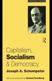 book Capitalism, Socialism and Democracy