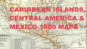 book Caribbean, Central America & Mexico 1900 Maps: Voyages of Christopher Columbus, Amerigo & others of exploration