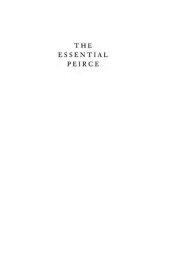 book The Essential Peirce. Selected Philosophical Writings, Volume 1: 1867-1893