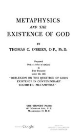 book Metaphysics and the existence of God.