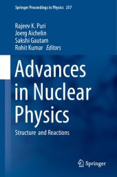 book Advances in Nuclear Physics: Structure and Reactions