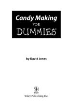 book Candy Making For Dummies