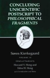 book Concluding Unscientific Postscript to Philosophical Fragments