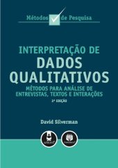 book Interpretação de Dados Qualitativos: Métodos para Análise de Entrevistas, Textos e Interações