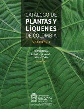 book Catálogo de  plantas y líquenesde Colombia: capítulos introductorios - líquenes a Lythraceae