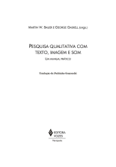 book Pesquisa qualitativa com texto, imagem e som: Um manual prático