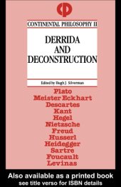 book Derrida and Deconstruction