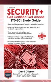 book CompTIA Security+ Get Certified Get Ahead: SY0-501 Study Guide