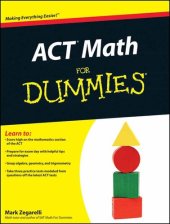 book ACT Math For Dummies