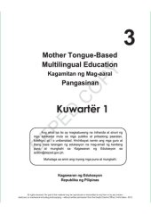 book Mother Tongue-Based Multilingual Education. Kagamitan ng Mag-aaral. Pangasinan 3