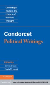 book Condorcet: Political Writings