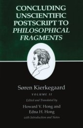 book Concluding Unscientific Postscript to Philosophical Fragments, Volume 2