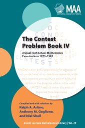 book Contest Problem Book IV: Annual High School Examinations, 1973-1982