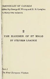 book The Mariner of St Malo. A Chronicle of the Voyages of Jacques Cartier