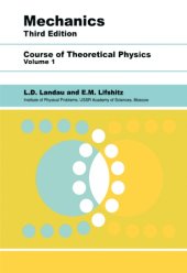 book Course of Theoretical Physics: Vol. 1, Mechanics