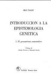 book Introduccion A La Epistemologia Genetica