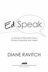 book Edspeak: A Glossary of Education Terms, Phrases, Buzzwords, and Jargon