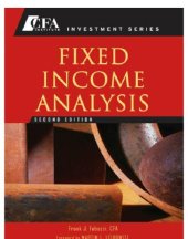 book Fixed Income Analysis