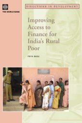 book Improving Access to Finance for India's Rural Poor