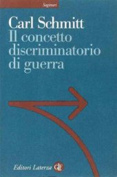 book Il concetto discriminatorio di guerra