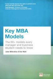 book Key MBA Models: The 60+ Models Every Manager and Business Student Needs to Know