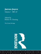 book James Joyce. Volume I: 1907-27