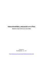 book Interculturalidad y educación en el Perú