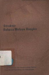 book Struktur Bahasa Melayu Bangka