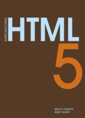 book Introducing HTML5