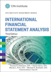 book International Financial Statement Analysis