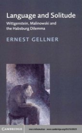 book Language and Solitude: Wittgenstein, Malinowski and the Habsburg Dilemma