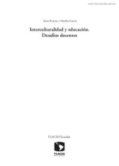 book Interculturalidad y educación. Desafíos docentes