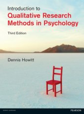 book Introduction to Qualitative Research Methods in Psychology