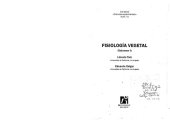 book Fisiología vegetal. Volumen 1