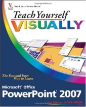 book Teach Yourself Visually PowerPoint 2007