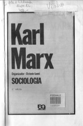 book Karl Marx: sociologia