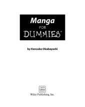 book Manga for Dummies