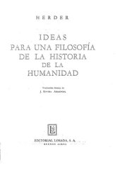 book Ideas Para Una Filosofia De La Historia De La Humanidad