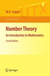 book Number Theory: An Introduction to Mathematics