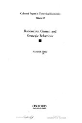 book Collected Papers in Theoretical Economics 2: Rationality, Games and Strategic Behaviour