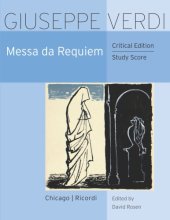 book Messa da Requiem: For the Anniversary of the Death of Manzoni, 22 May 1874, Study Score