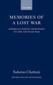 book Memories of a Lost War: American Poetic Responses to the Vietnam War