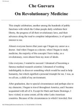 book On Revolutionary Medicine