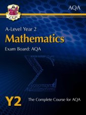 book New A-Level Maths for AQA: Year 2 Student Book (CGP A-Level Maths 2017-2018)