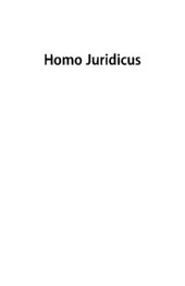 book Homo Juridicus: Culture as a Normative Order