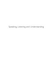 book Speaking, Listening And Understanding: Debate For Non Native English Speakers