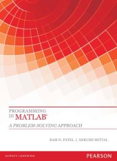 book Programming in MATLAB