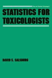 book Statistics for Toxicologists