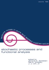 book Stochastic Processes and Functional Analysis: In Celebration of M.M. Rao's 65th Birthday